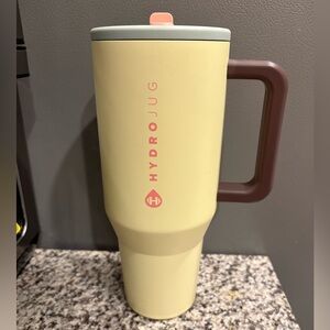 HydroJug Cream and Brown Tumbler 40oz